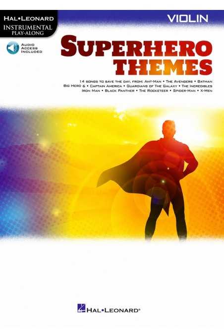 Superhero Themes Instrumental Play-Along for Violin
