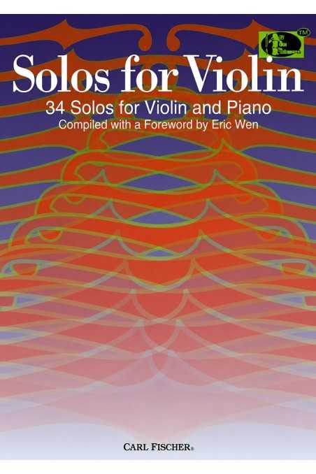 34 Solos for Violin and Piano Compiled by Eric Wen (Fischer)