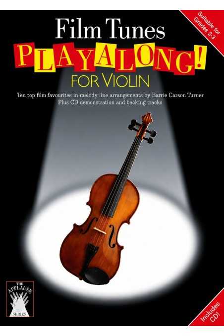 Playalong for Violin - Film Tunes - Grade 3-5