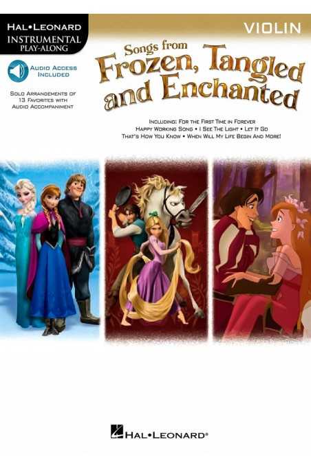 Songs from Frozen, Tangled and Enchanted for Violin