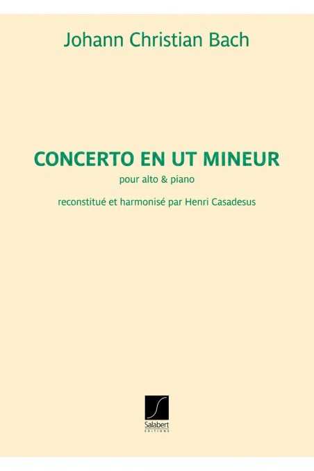 J.C Bach, Viola Concerto In C Minor (Salabert)