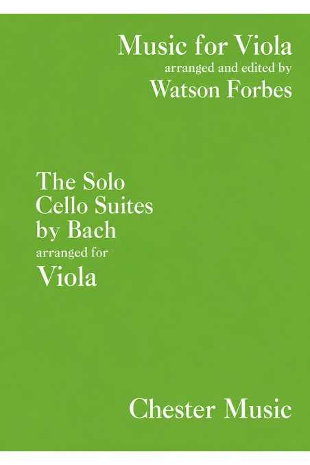 Bach Solo Cello Suites Arranged For Viola (Chester Music)