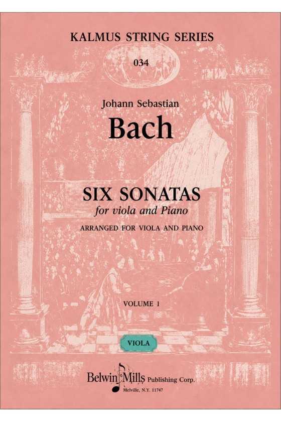 Bach, Six Sonatas For Viola...