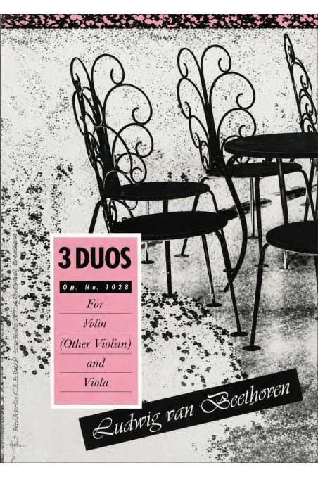 Bach 4 Duets For Violin And Viola (Universal)