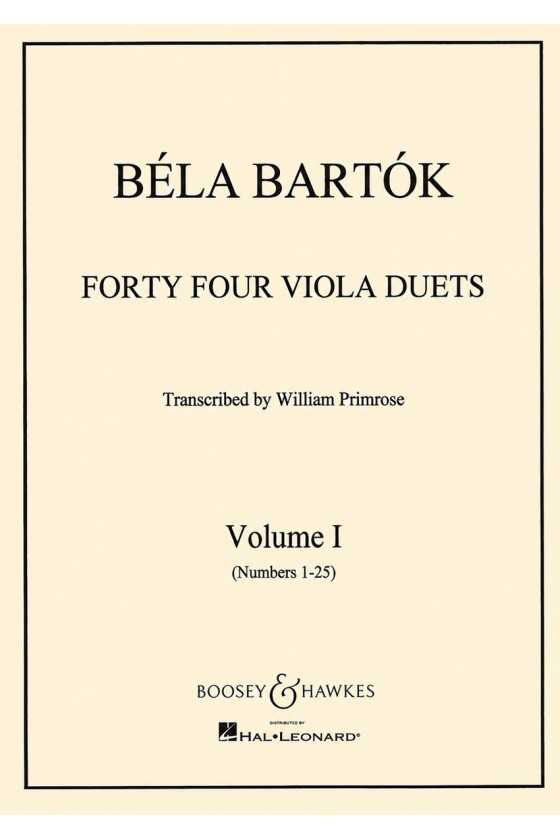 Bartok Duets For Two Violas...