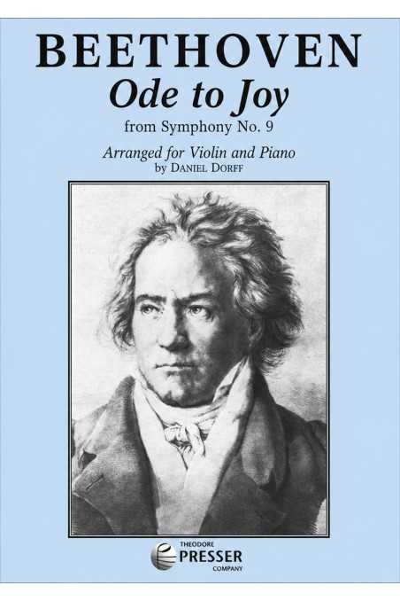 Beethoven, Ode To Joy From Symphony No 9 For Violin And Piano