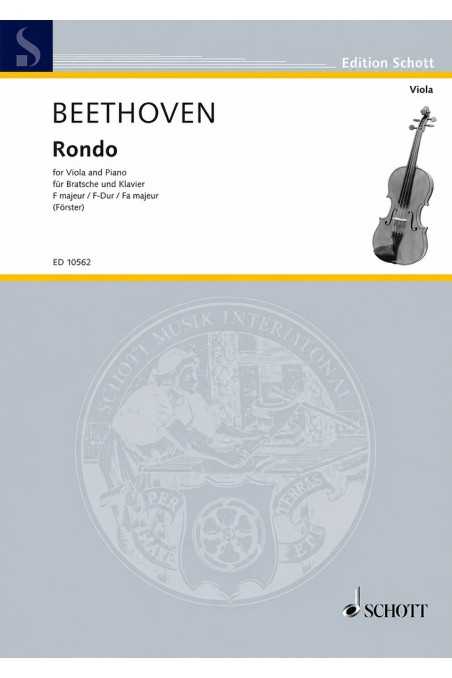 Beethoven, Rondo For Viola (Schott)