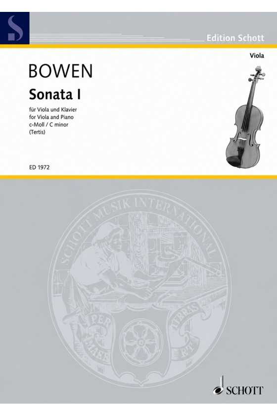 Bowen, Sonata 1 for Viola...