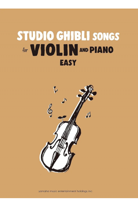 Studio Ghibli Songs for Violin and Piano Easy (Yamaha)