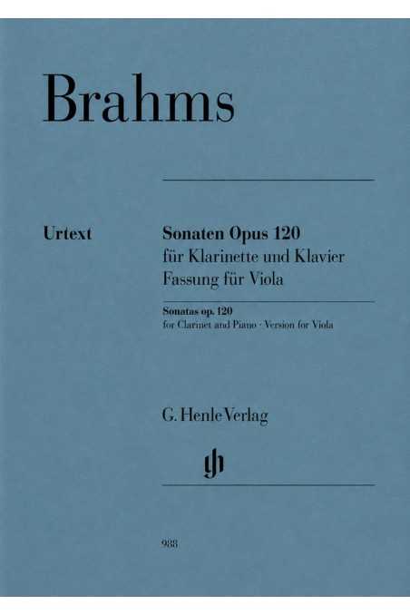 Brahms, Sonata No. 1 Op.120 For Viola And Piano (Henle)