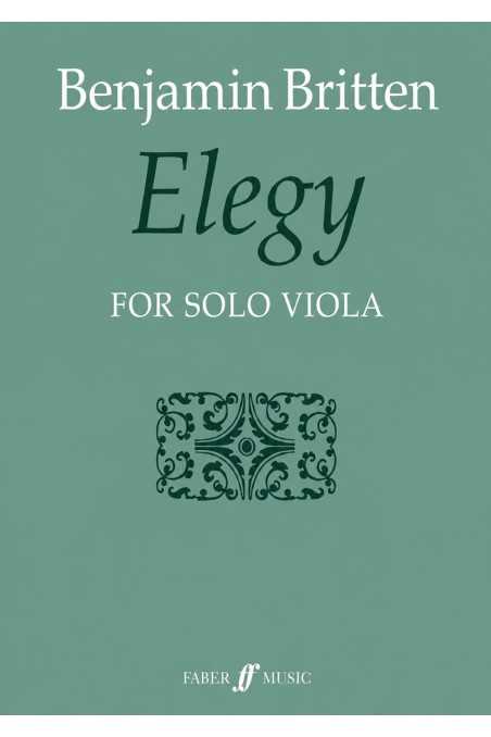 Britten, Elegy For Solo Viola (Faber)