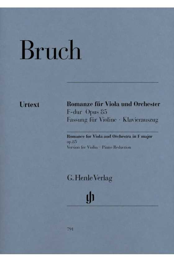 Bruch, Op. 85 Romance For...