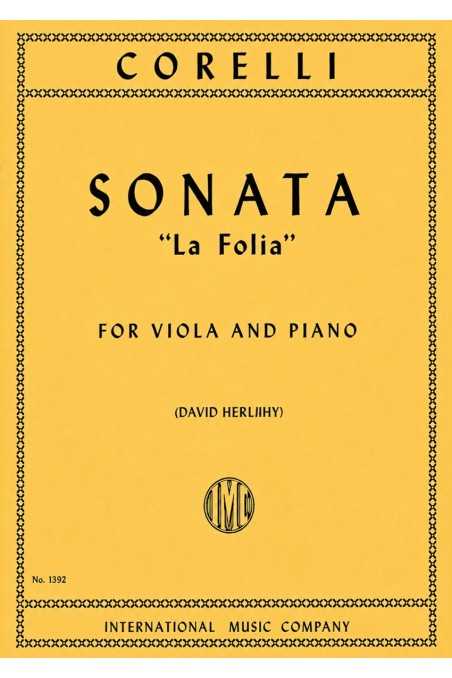 Corelli Sonata 'La Folia' Op 5 No 12 For Viola And Piano (IMC)