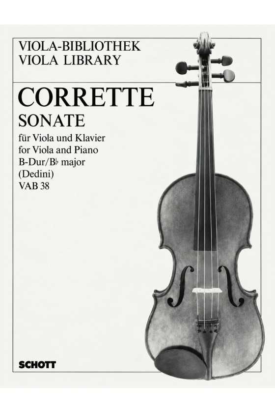 Corrette, Sonata For Viola...