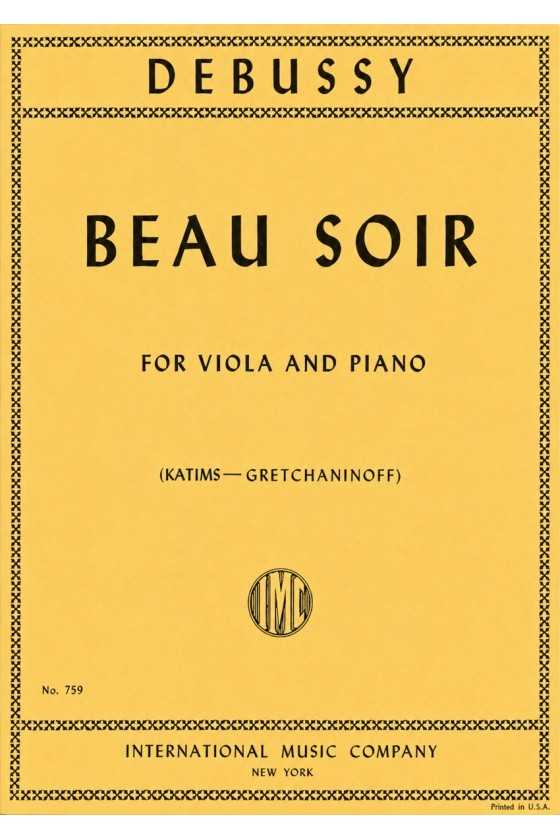 Debussy, Beau Soir For...
