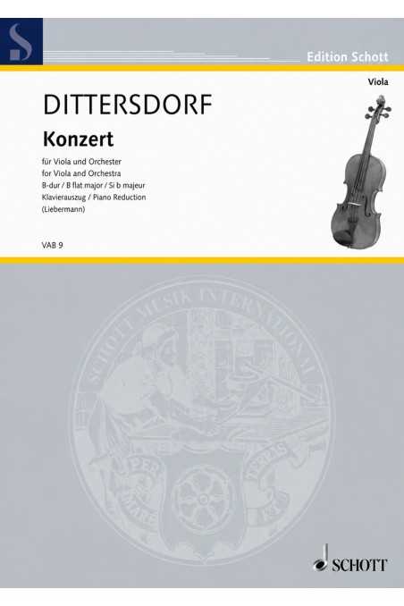 Dittersdorf Concerto For Viola In F Major (Schott)