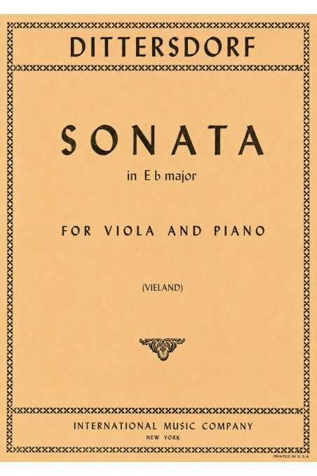Dittersdorf, Sonata in E Flat for Viola and Piano (IMC)