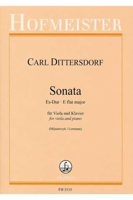 Dittersdorf, Sonata in E Flat for Viola and Piano (Hofmeister)