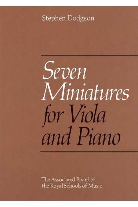 Dodgson, Seven Miniatures For Viola