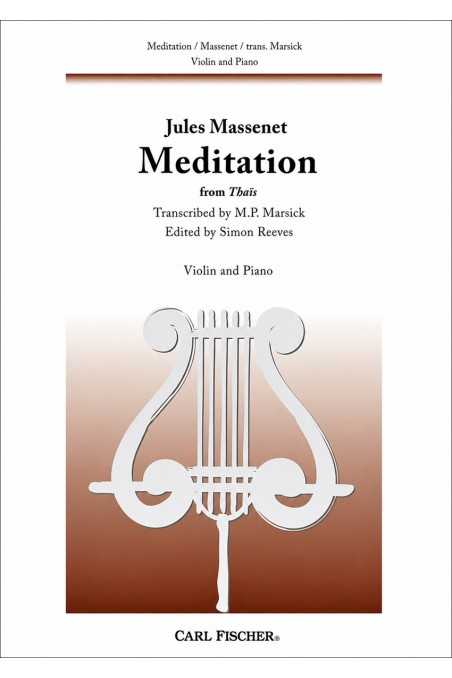 Massenet Meditation From Thais For Violin (Fischer)
