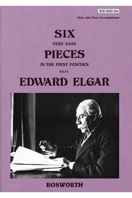 Elgar, Six Very Easy Pieces Op.22 For Viola & Piano (Bosworth)