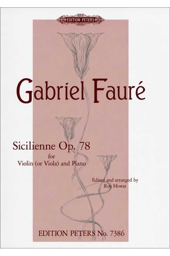 Faure Sicilienne Op.78 for...