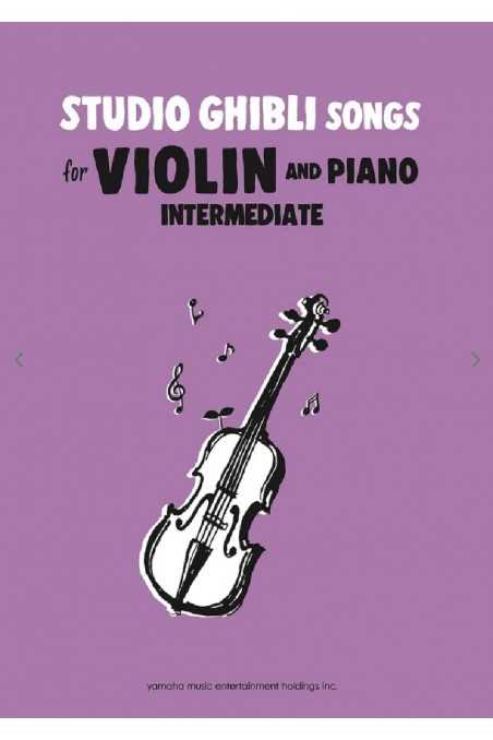 Studio Ghibli Songs for Violin and Piano Intermediate (Yamaha)