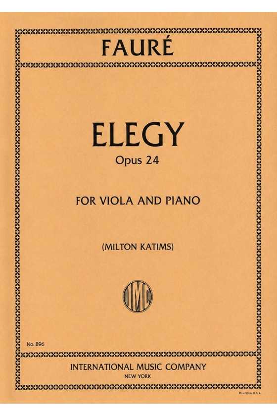 Faure, Elegy Op. 24 For...