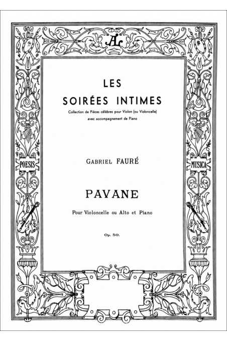 Faure, Pavane Op. 50 for Violin or Cello and Piano (Leduc)