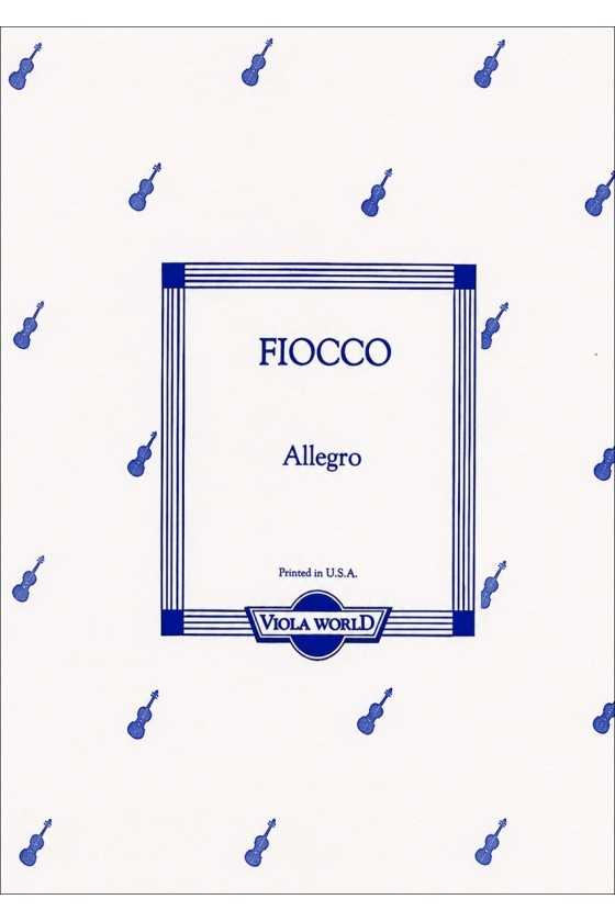 Fiocco, Allegro For Viola...