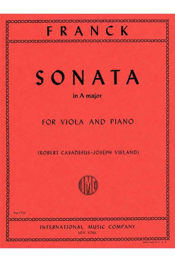 Franck Sonata In A Major...