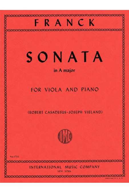 Franck Sonata In A Major For Viola And Piano (IMC)