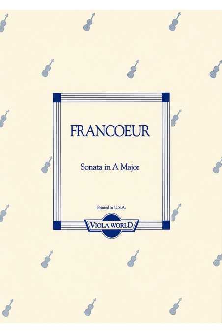 Francoeur, Sonata In A For Viola (Viola World)