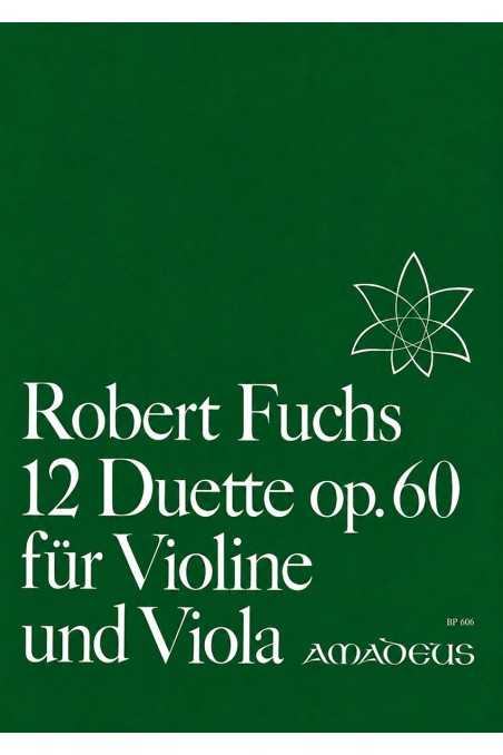 Fuchs, 12 Duets For Violin And Viola Op. 60