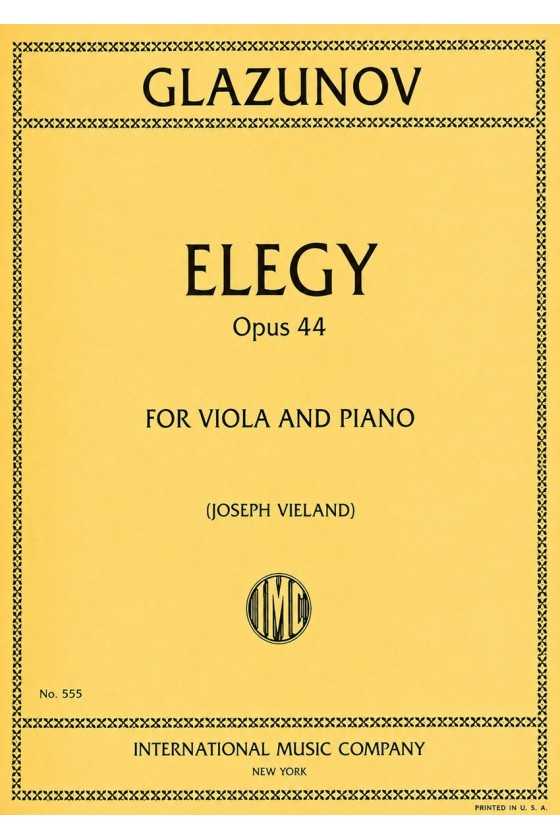 Glazounov Elegy Op44 Ed...