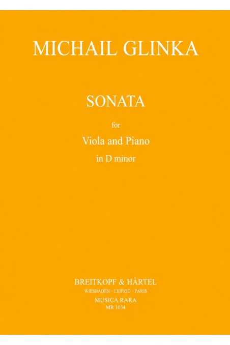 Glinka, Sonata In D Minor For Viola And Piano (Breitkopf & Härtel)