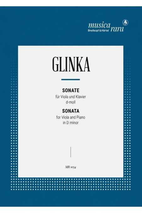 Glinka, Sonata In D Minor For Viola and Piano (Musica Rara)