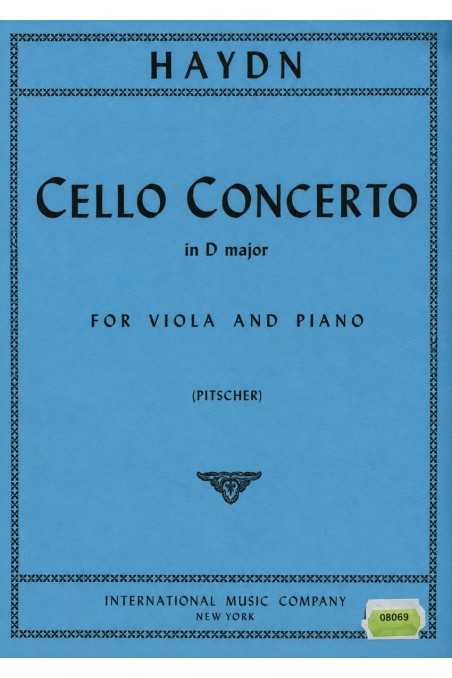 Haydn, Cello Concerto In D For Viola And Piano (IMC)