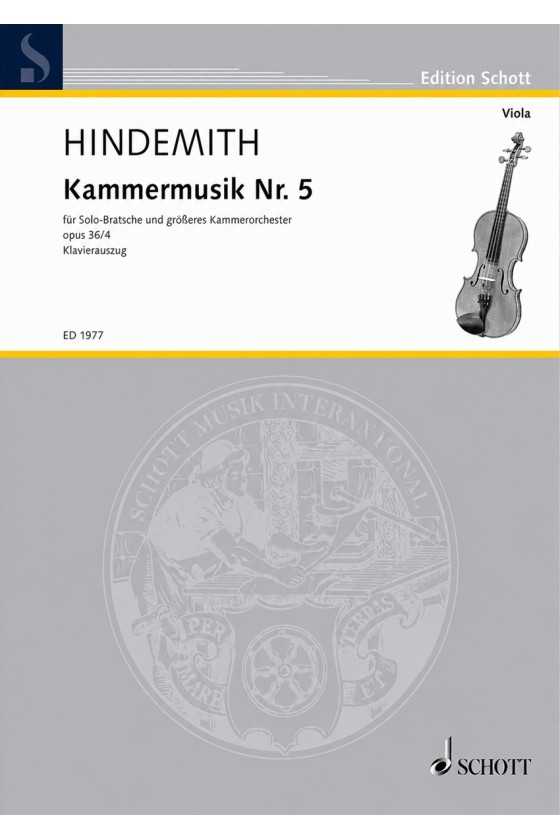 Hindemith Kammermusik Nr 5...