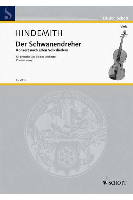 Hindemith, Der Schwanendreher For Viola And Orchestra (Schott)