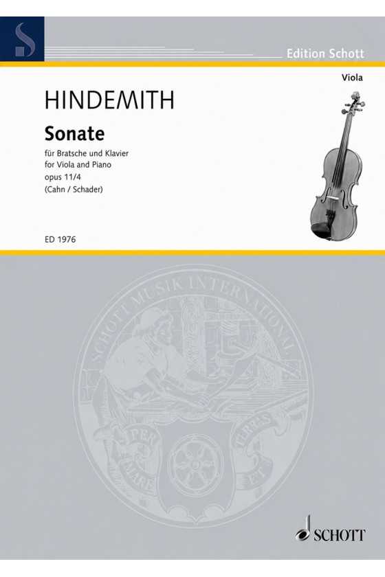 Hindemith, Sonate Op. 11...