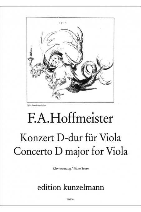 Hoffmeister, Concerto In D For Viola (Kunzelmann)