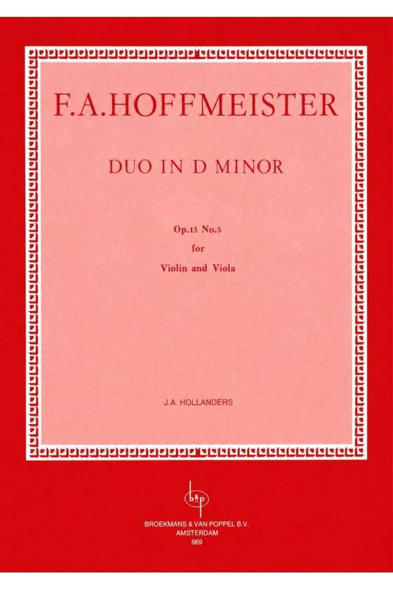 Hoffmeister, Duo In D Minor...