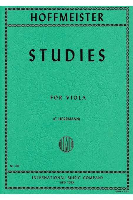 Hoffmeister, Studies For Viola (IMC)