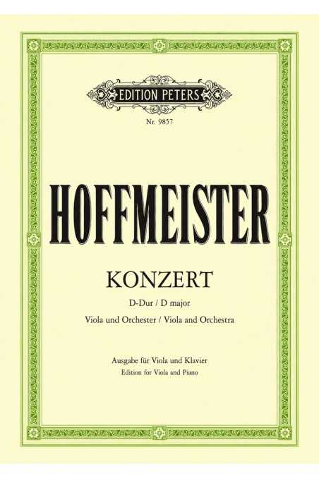 Hoffmeister Concerto in D Major for viola (Peters)