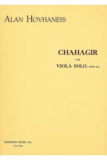 Hovhaness, Chahagir For Viola, Opus 56