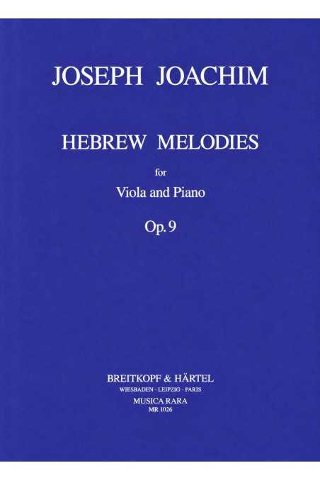 Joachim, Hebrew Melodies For Viola And Piano Op. 9 (Breitkopf & Härtel)
