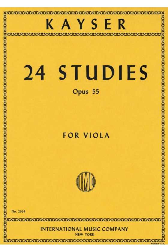 Kayser, 24 Studies For...