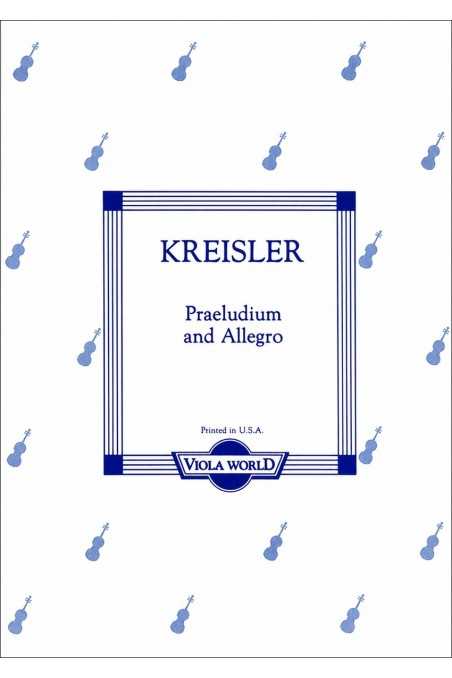 Kreisler Praeludium And Allegro (Viola World)