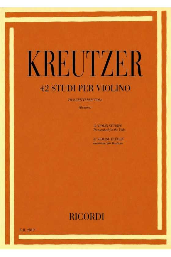 Kreutzer 42 Viola Studies...